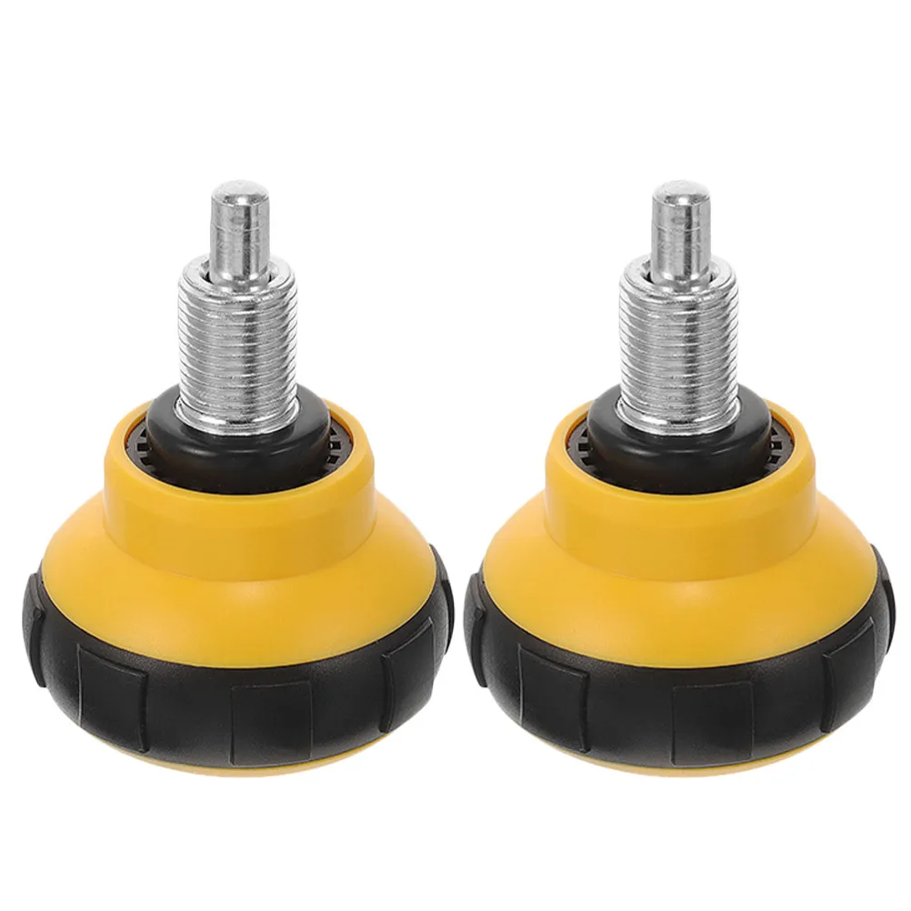 2Pcs Fitness Equipment Ball Knob Pull Pin Replacement Heavy Duty ABS Rotating Adjustment for Exercise Bikes Weight Bench Pins