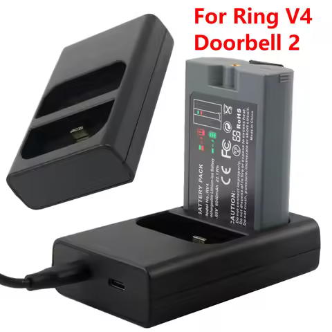 USB Charging Dock DC 5V Ring Battery Charger Station Ring Battery Charger Dock for Ring Stick Up Cam Battery