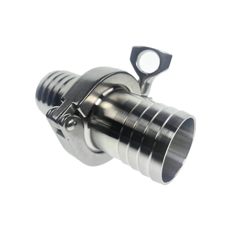 

Наконечник для санитарного шланга + тройной зажим + прокладка из ПТФЭ из нержавеющей стали SUS SS 304