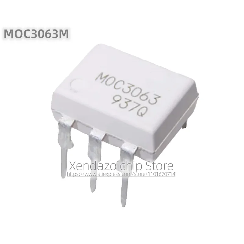 10pcs/lot MOC3063M MOC3063 DIP-6 package Original genuine Optocoupler chip