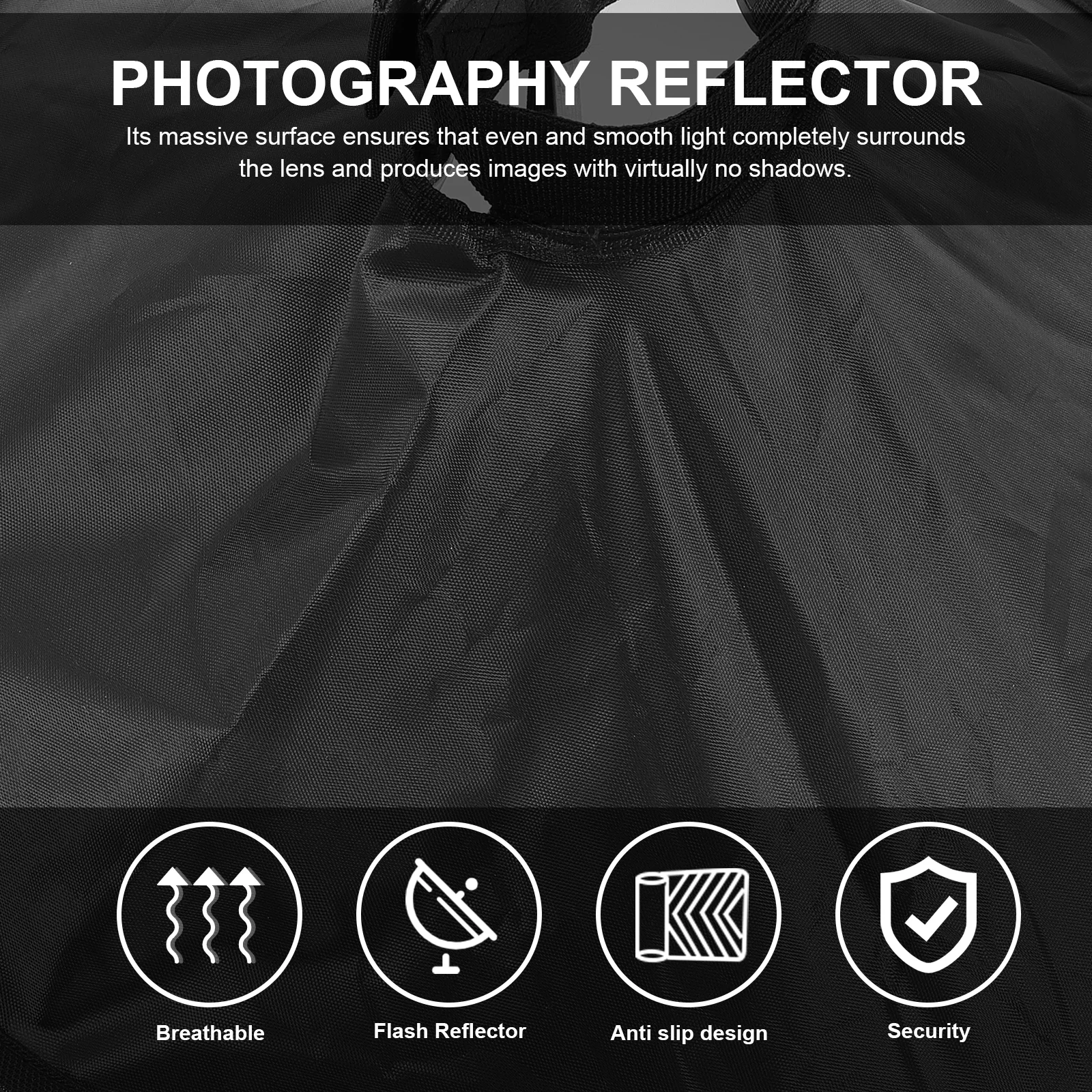 

1pcs Softbox Diffuser For Camera Flash Photography Lighting Reflector Ring Light Effect Shadow-Free Imaging Portable Design