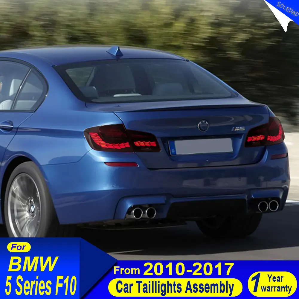 Автомобильный задний фонарь для BMW 5 серии F10 F18 M5 2010 2011 2012 2013 2014 2015 2016 2017 Задние фонари Светодиодные динамические задние фонари