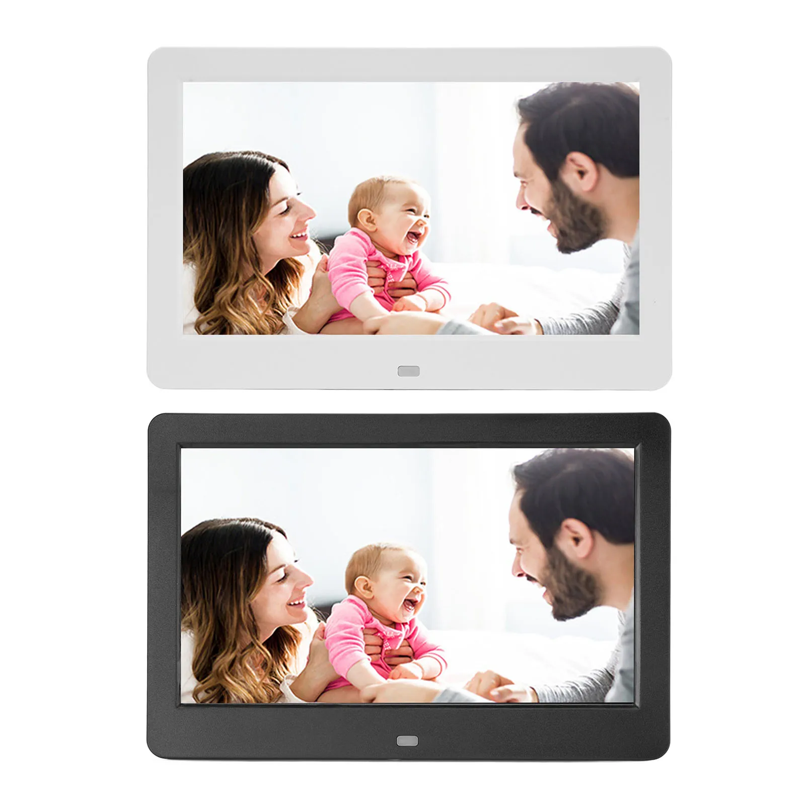 

10-дюймовая цифровая фоторамка с возможностью настенного крепления, разрешение 1920x1080, пульт дистанционного управления, стереодинамики для видео