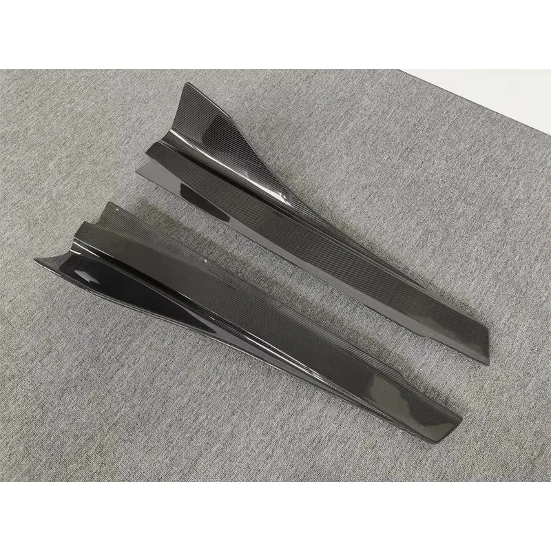 Venda quente saias laterais estilo dmc de fibra de carbono verdadeira para o MP4-12C 650s 650 kit corpo amortecedor dianteiro borda difusor traseiro