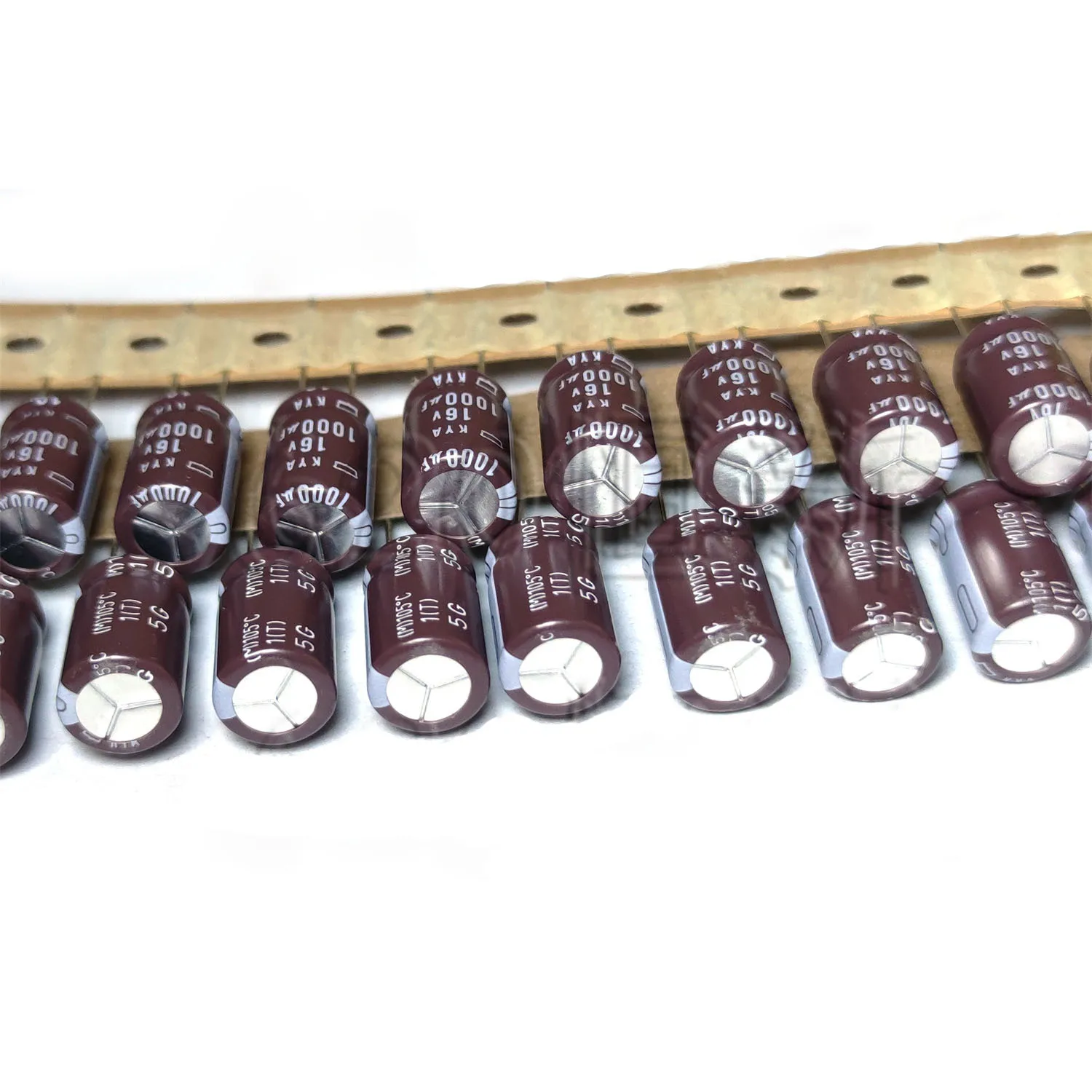 200PCS 16V1000UF KYA 10X16-TD Original New NIPPON CHEMI-CON Electrolytic Capacitors NCC Long Life Low Impedance