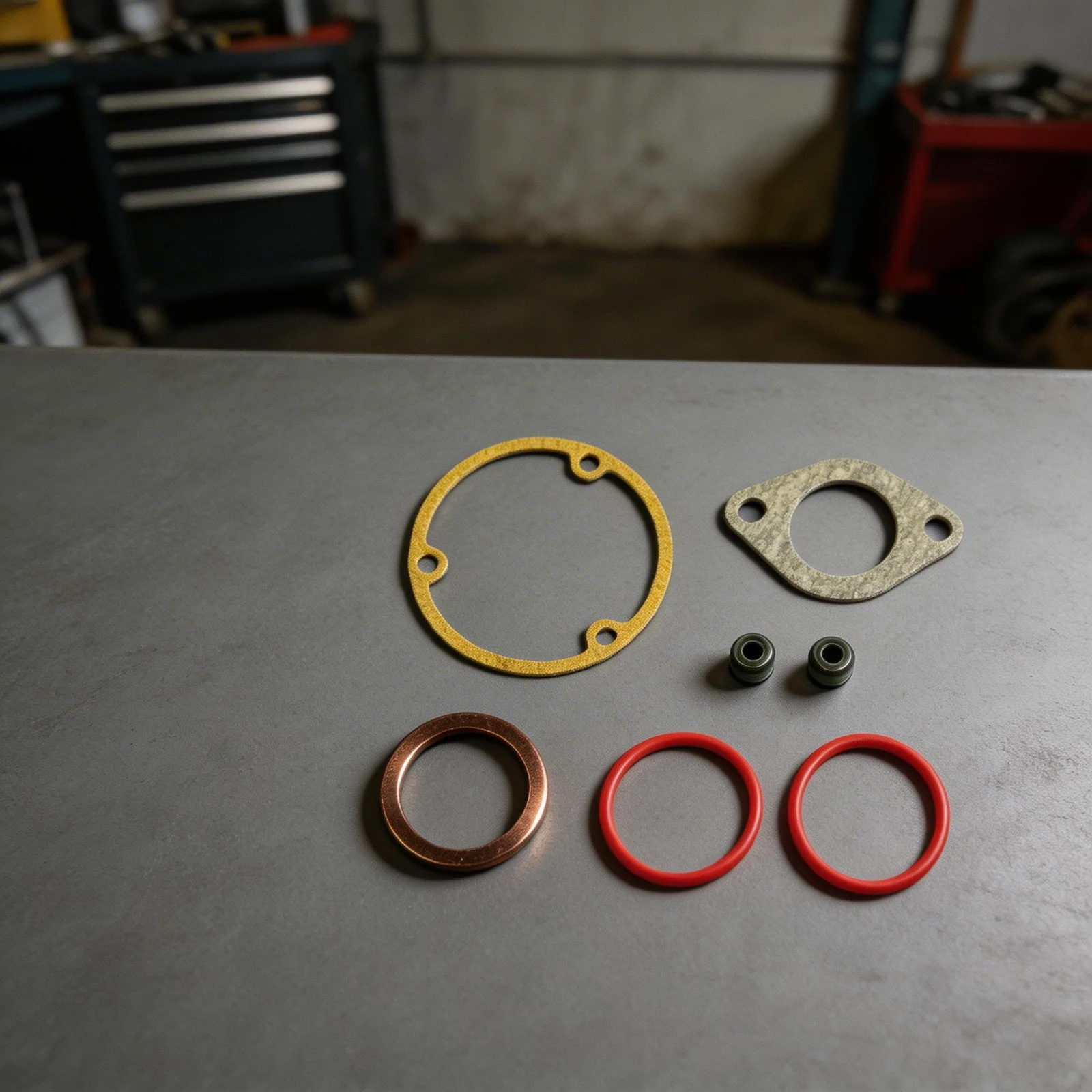 Engine gasket set for GN125 GS125 HJ125 EN125 HJ1257K QS125 models to support engine rebuilds and maintain efficiency