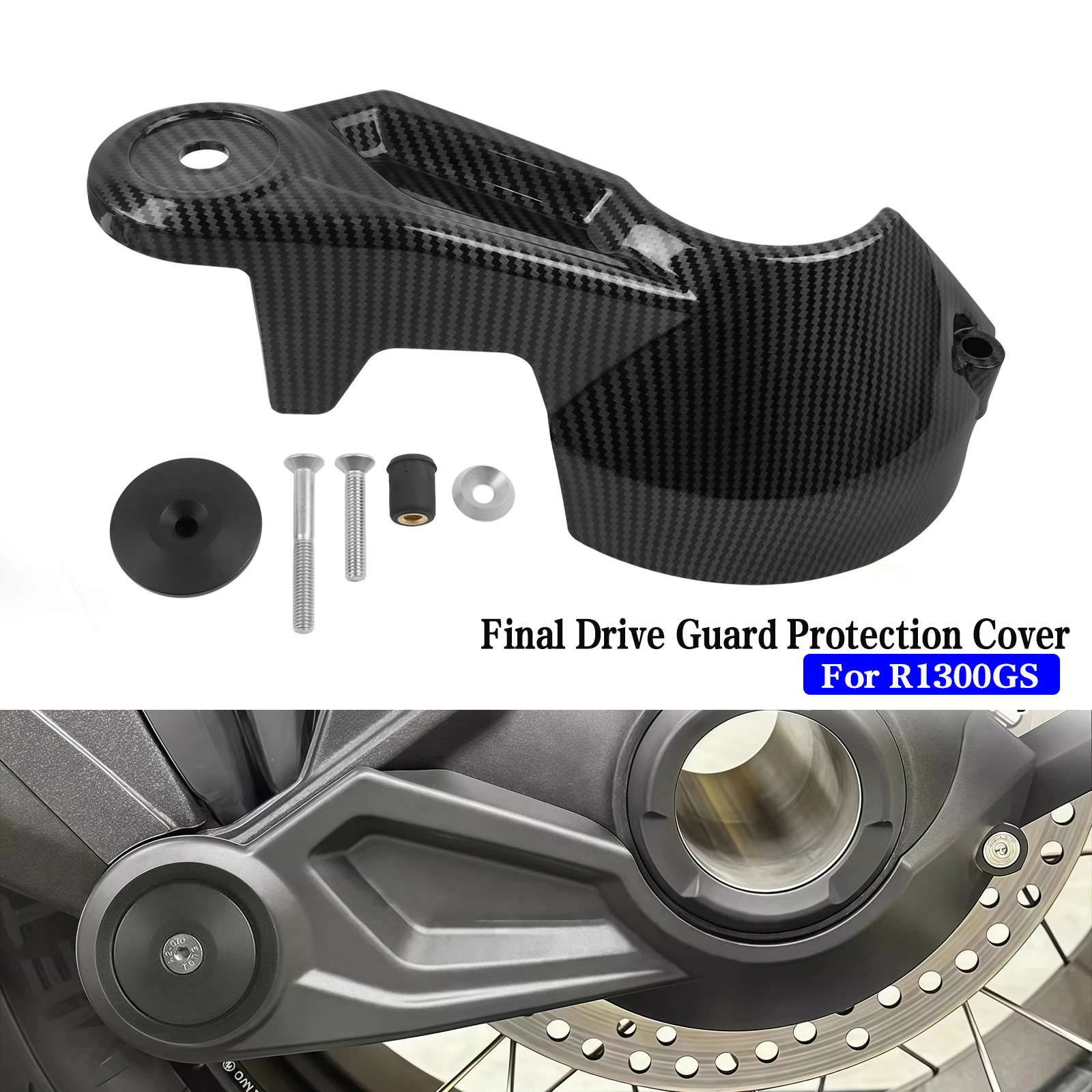 R1300GS Final Drive Guard Protection Cover For BMW R1300 GS ADV R 1300 GS Adventure 2023 2004 2025 Rear Drive Shaft Protection