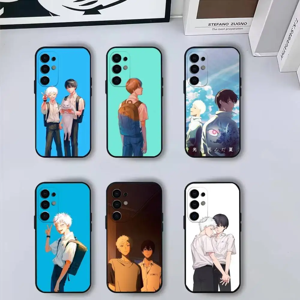 

Anime The S-Summer H-Hikaru D-Died-S Phone Case For Samsung S25,S24,S21,S22,S23,S30,Ultra,S20,Plus,Fe,Lite,Note,10,Black Cover