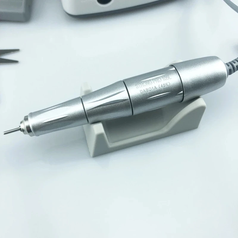 New Arrival STRONG 210 PRO 105 105L Handpiece 65W 45000rpm Nail Drills Manicure Machine Pedicure Electric File Bits