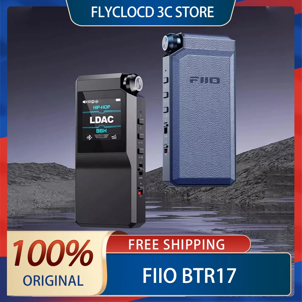 FiiO BTR17 Bluetooth HiFi Decoding Earphones Portable Power Amplifier Custom AAC/SBC/aptX/aptXAdaptive/aptxLossless/atXHD/LDAC