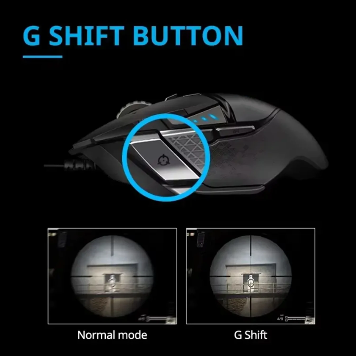 G502 HERO ماوس ألعاب عالي الأداء 16000 ديسيبل متوحد الخواص سلك الفئران قابل للتعديل مزامنة الضوء لألعاب الماوس RGB ترقية