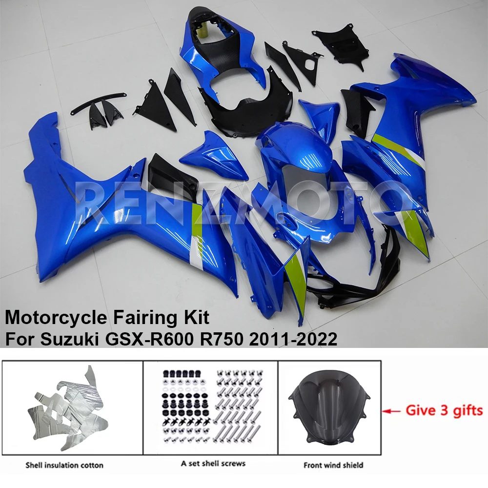 

Motorcycle Fairing Set Body Kit Plastic For Suzuki GSX-R600 R750 2011-2022 Accessories Injection Bodywork S0611-111a