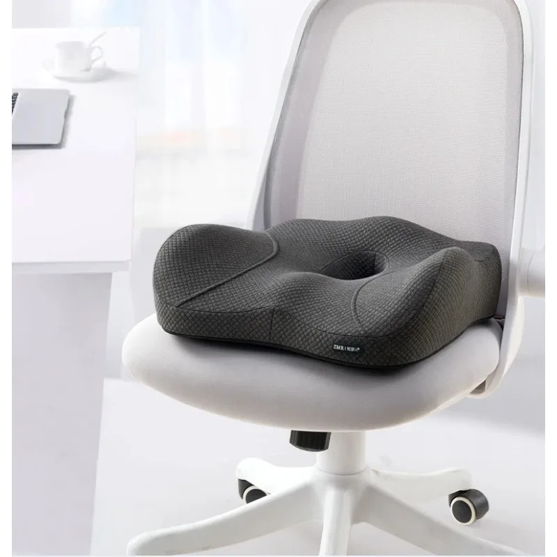 ‌Orthopedic Memory Foam Seat Cushion, Ergonomic Coccyx Car Office Chair Pad for Back Pain & Hemorrhoid Relief, Non-Slip Desk Pad