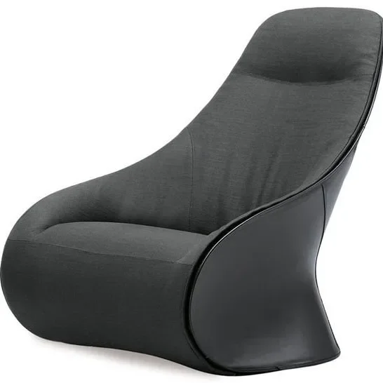 

Nordic designer leisure chair rotating creative single chair FRP special-shaped fat chair sales office