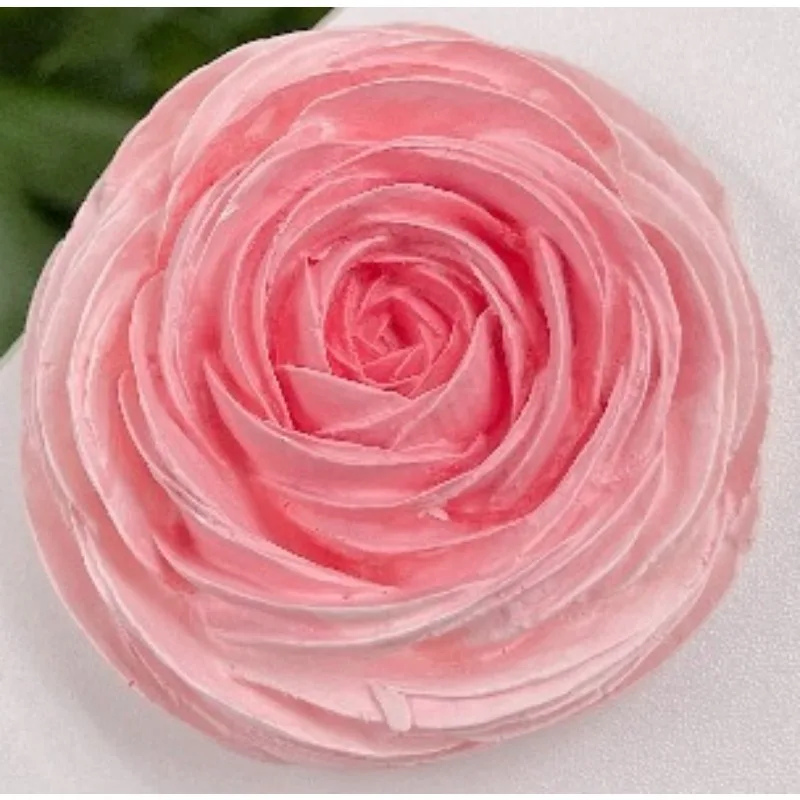 3D Ranunculus Austin Rose Flower Silicone Mold DIY Aroma Gypsum Aroma Stone Handmade Plaster Resin Candle Craft Mould