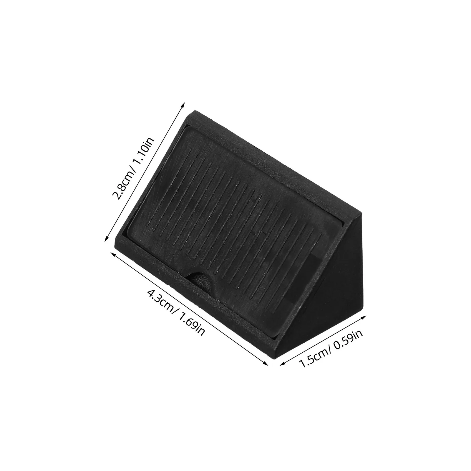 50 قطعة موصل الزاوية غطاء دعامة سميكة لخزانة خزانة الخشب مثلث قوس دعم الثقيلة #6