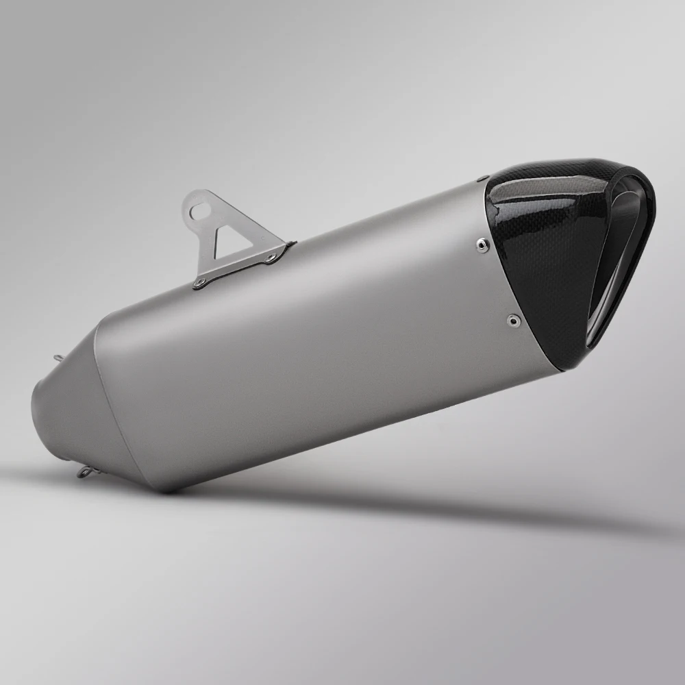 

60MM Titanium alloy Motorcycle Exhaust Muffler Pipe Escape Moto Tube For Nmax Tmax530 Msx125 GSR600 BS15