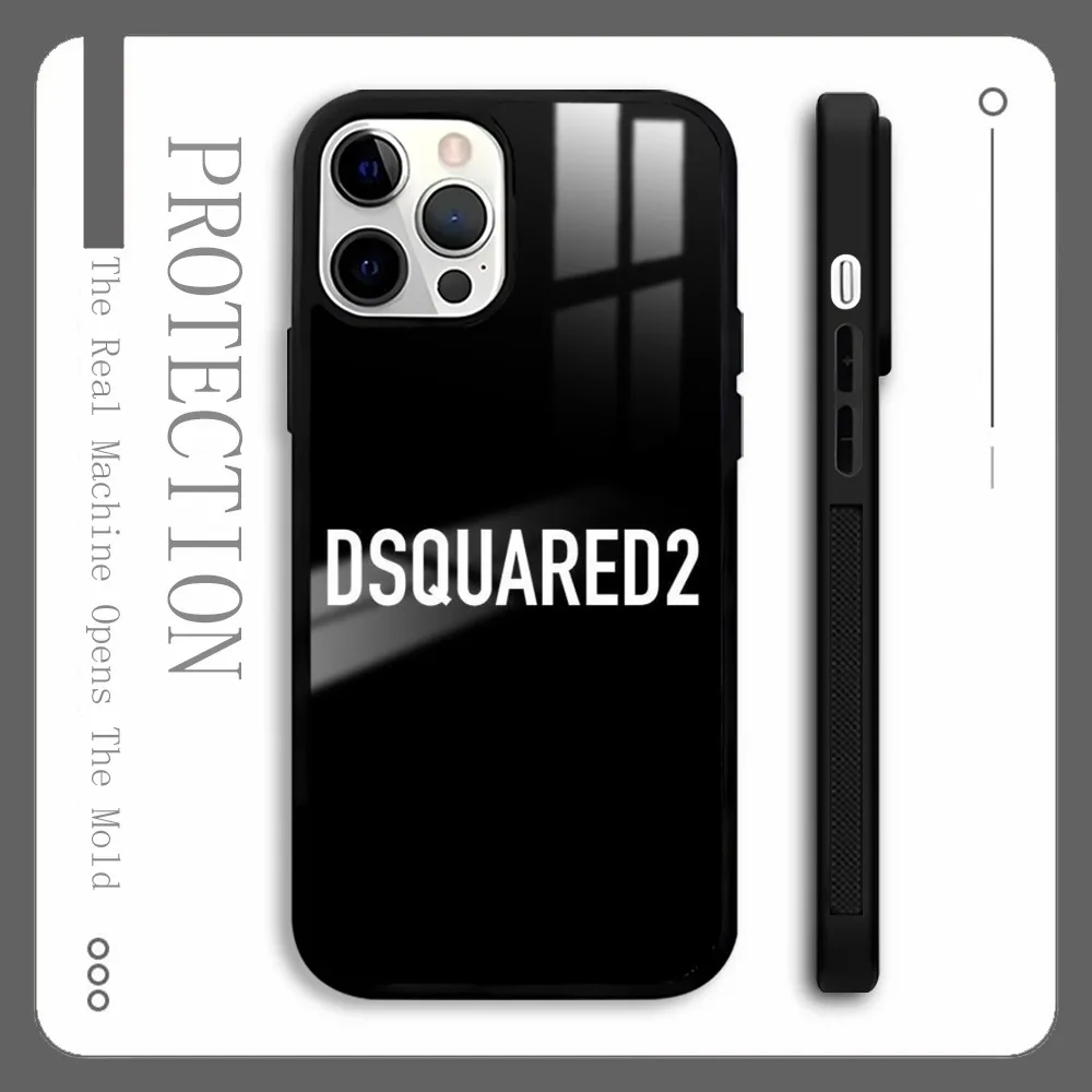 Fashion D-DsquaredS 2 Phone Case For IPhone 16 15 14 13 Pro Max Plus Mini Magsafe Mirror Wireless Magnetic Cover