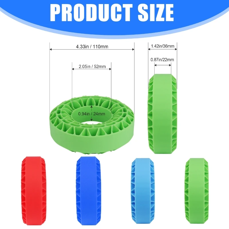 4 قطعة إطار سيليكون إدراج ل 1/10 تسلق سيارة سيليكون المخمدات بطانة لنموذج مركبة متعددة التضاريس القدرة على التكيف 15UB
