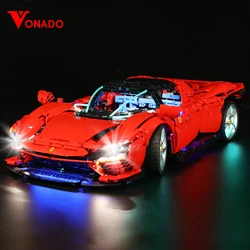 Vonado LED Light Kit for 42143 Daytona SP3 Building Blocks Set (NOT Include the Model) Bricks Toys for Children