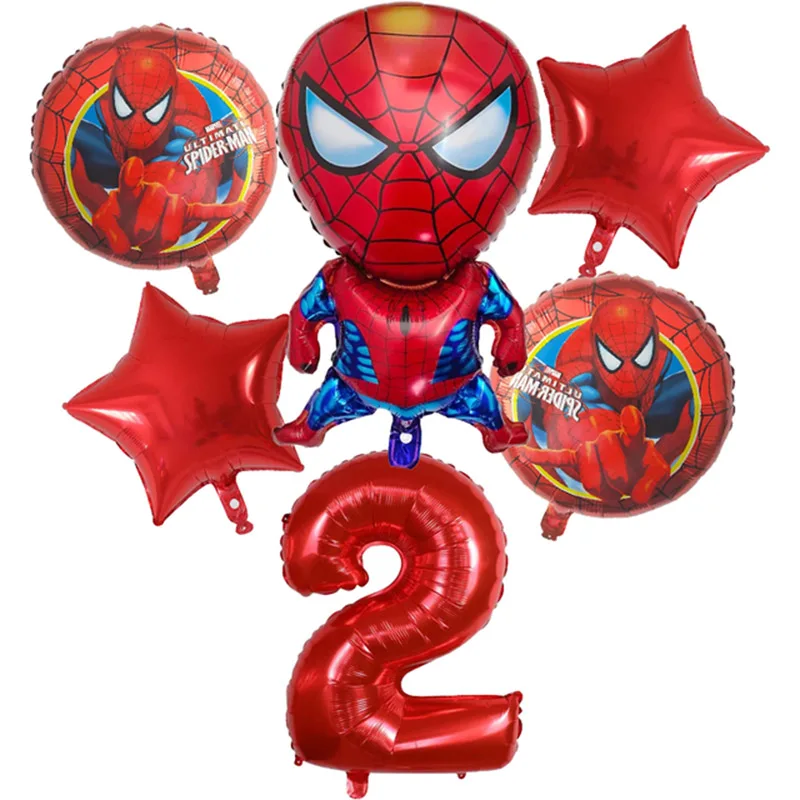 1 مجموعة سبايدرمان بطل احباط بالون مملوء بالهليوم استحمام الطفل الديكور عيد ميلاد موضوع الطرف الديكورات الاطفال اللعب هدية لوازم الهواء Globos #3