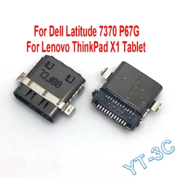 1PCS NEW USB Type C Type-C DC Power Jack Port Charger Connector For Dell Latitude 7370 P67G For Lenovo ThinkPad X1 Tablet