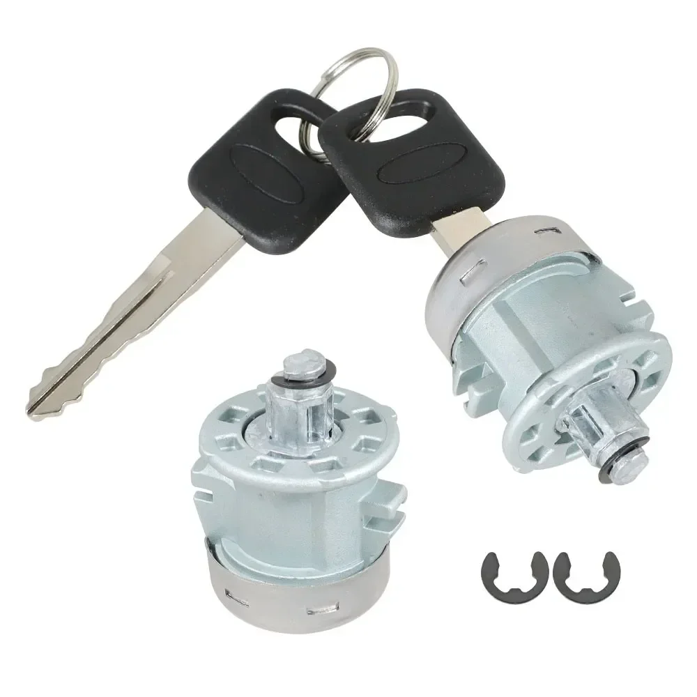 Door Lock Cylinder & Keys For Ford F150 F250 F350 Super Duty 7C3Z1521990A