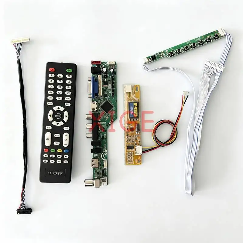 

Screen Drive Controller Board Fit B170PW06 B170PW03 B170PW01 B170PW05 30Pin LVDS 1440*900 1440x900 1CCFL USB+AV+VGA+HDMI Kit DIY