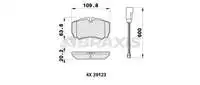 Store code: AB0411 for rear brake pad kit TRANSIT V347 JUMBO 3.2TDCI 200PS PS parts rear double wheel DAILY III 2