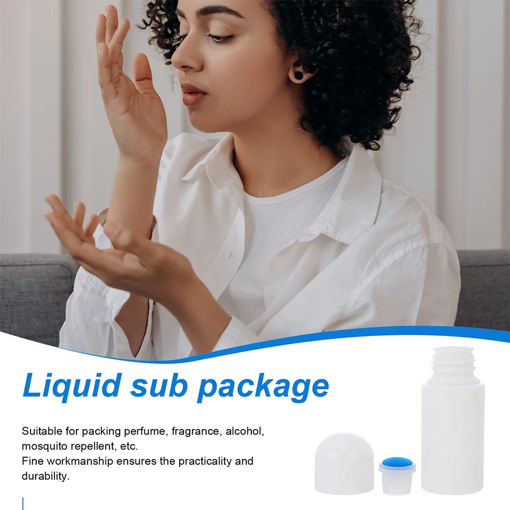 

6pcs Sponge Applicator Bottle Reusable Empty Container For Perfume Liniment Travel Portable Small Liquid Storage Bottles Sub