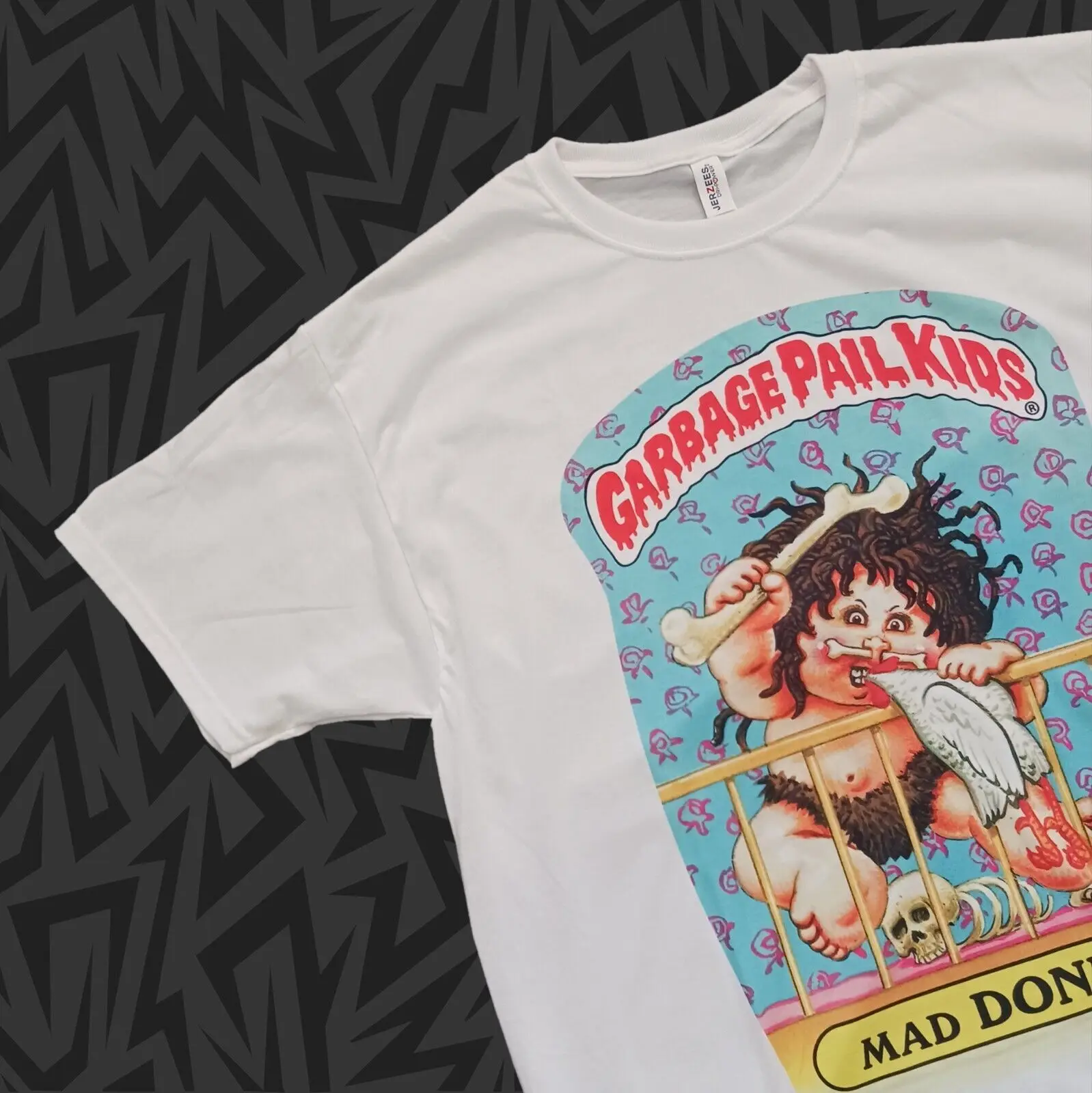 NEW Garbage Pail Kids T-Shirt MAD DONNA Series 2 Card 50a vtg 80s madonna S-2XL