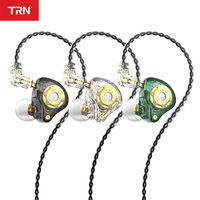 TRN MT1 pro Hi-FI 1DD Dynamic In-ear Earphone Drive HIFI Bass Metal Monitor Running Sport Headphone For Xiaomi/Huawei/Iphone