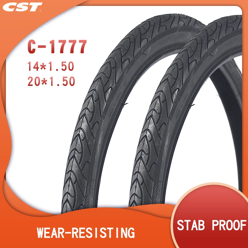 CST 20Inch bicycle tire  C1777 C1763 14 * 1.5 16*1.5 20 * 1.5 Stab Resistant and Wear-Resistant MTB City bike tire