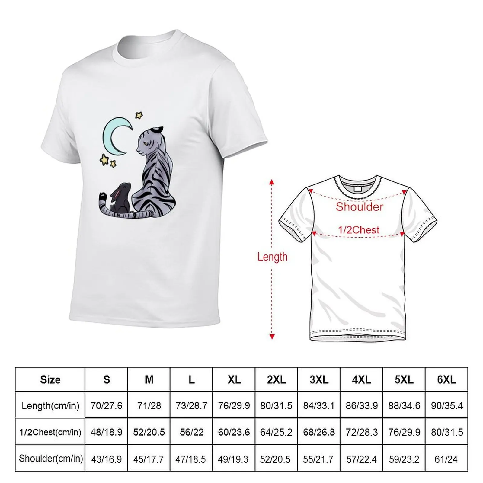 Bunny Tiger Stars T-Shirt t shirt man plain t shirt man luxury T-Shirt