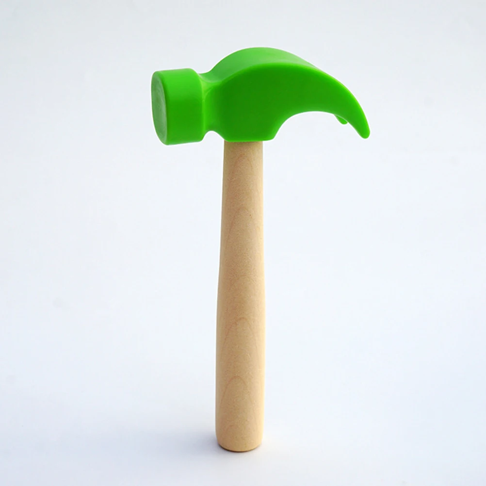 

2pcs Wooden PP Plastic Handle Smooth Repair Tools Mallet Toys Lightweight Hand Eye Coordination Stress