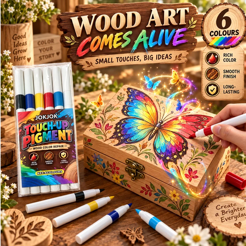 6-Color Double-Headed Dual-Color Water-Based Acrylic Marker Pen Set: Acrylic Markers with Soft Brush Tip,Ideal for Rock Painting