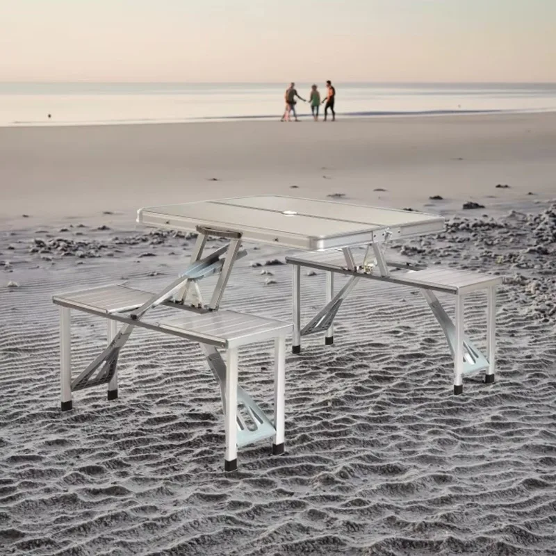 

Portable Aluminum Folding Outdoor Table For Picnics & Camping For Hiking & Adventures