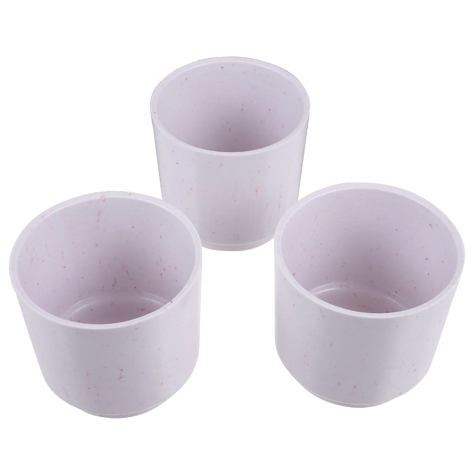 3 Pcs Biodegradable Flower Pot Thicken Flowerpots Home Decor Desktop Breathable Plant Fibres Bamboo Fiber Balcony Office