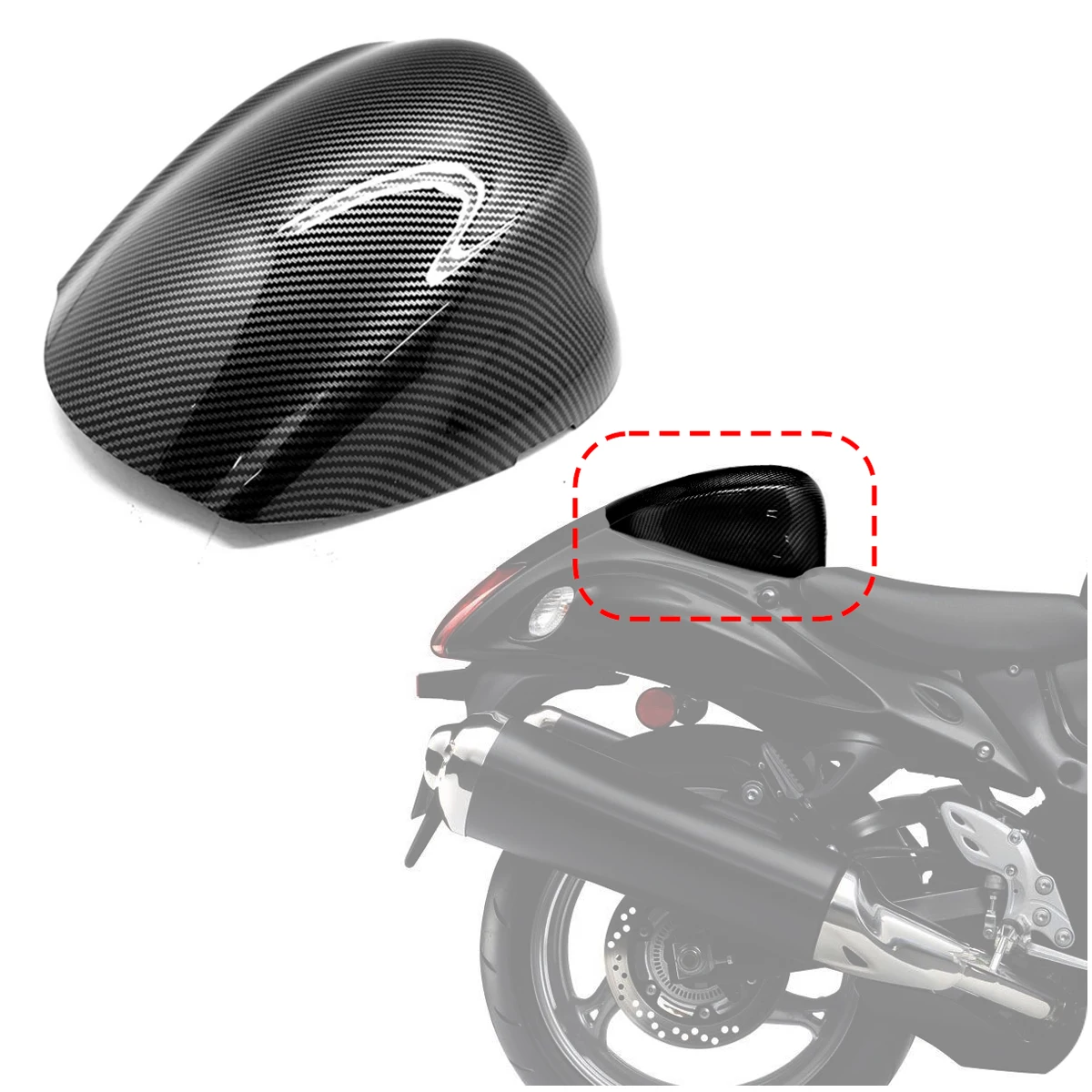 

Carbon Fiber Pattern Rear Upper Tail Centre Cover Fender Frame Fairing for Suzuki Hayabusa Gsx 1300 R Gsx1300r 2008-2020