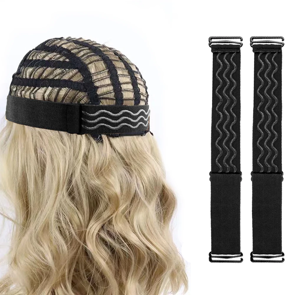 Adjustable Wig Band For Holding Wigs Non Slip Wig Band 1/3/5Pcs Black Adjustable Elastic Band For Wigs Making