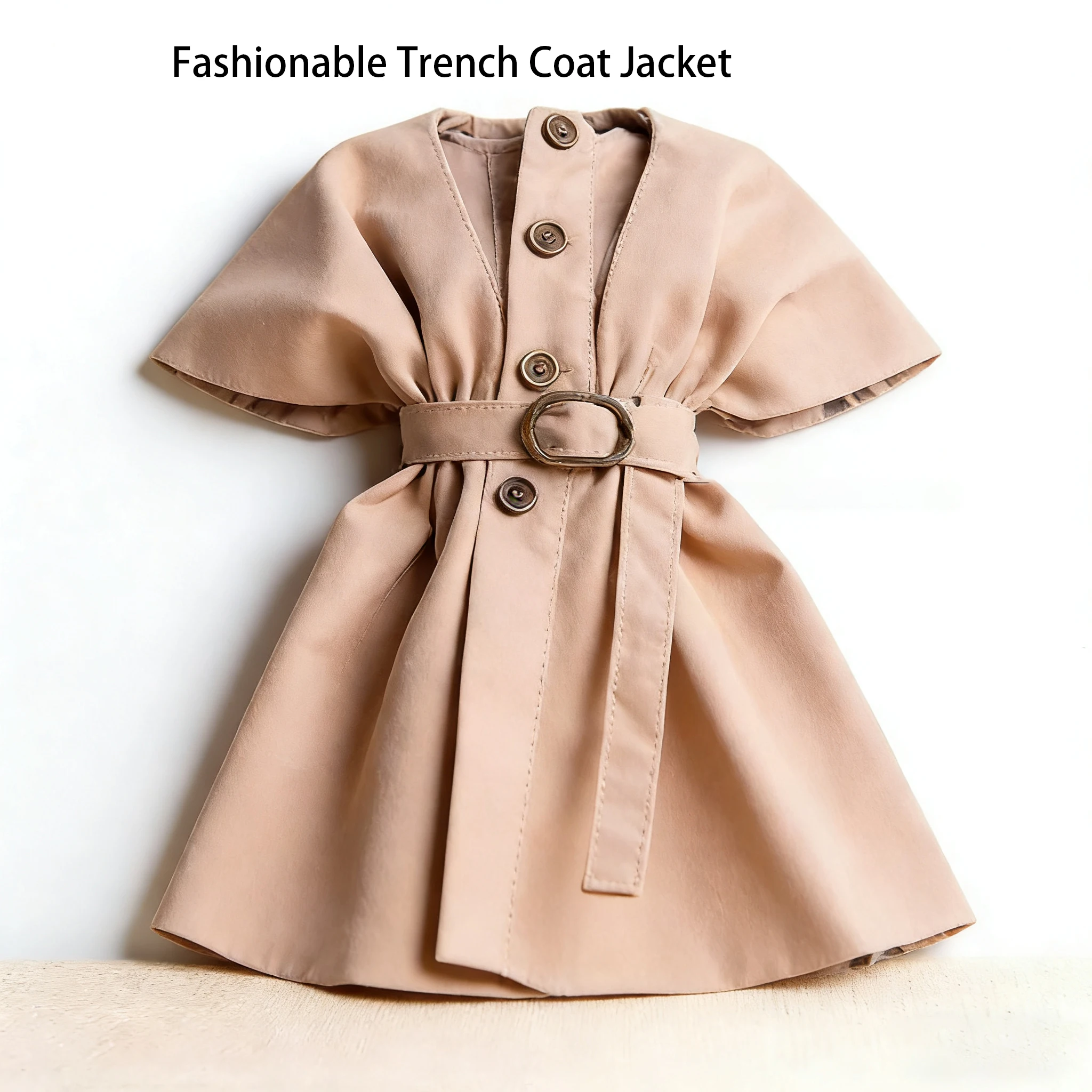 Unique Design Classic Popular Series Trench Coat Jacket Fashion Workwear Set For 1/6 Babi Supermodel Doll Clothes Accessories