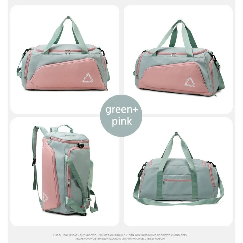 Travel Gym Bags Dry Wet Separation Shoulder Bag Yoga Fitness  Backpack Men Women Waterproof With Shoe Compartment Sports Handbag image 6