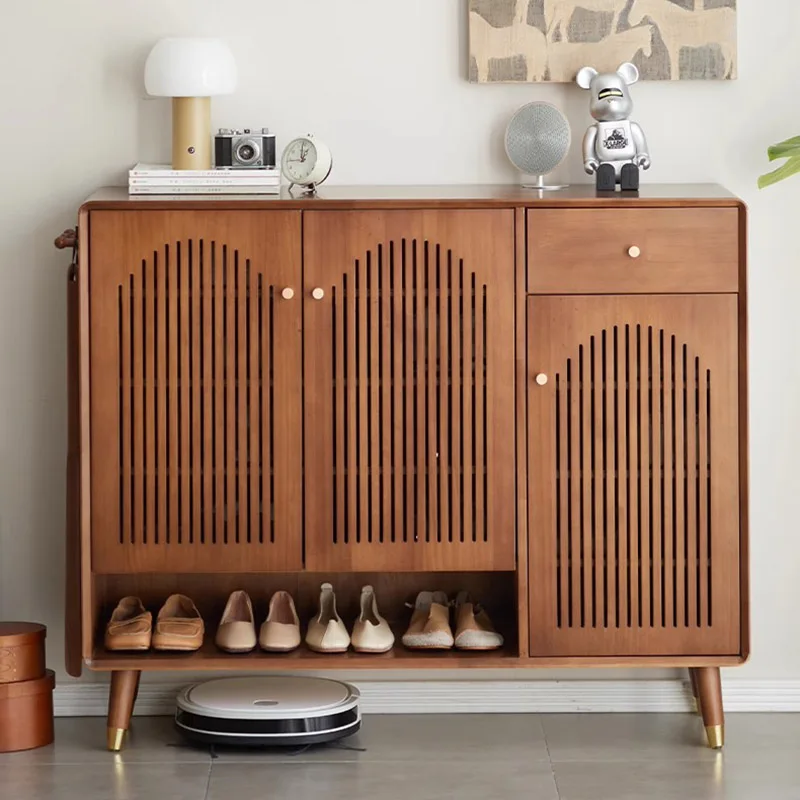

Wooden Organizer Shoe Cabinet Makeup Designer Cupboard Hallway Shoe Shelf Modern Display Storage Archivadores Hotel Furniture