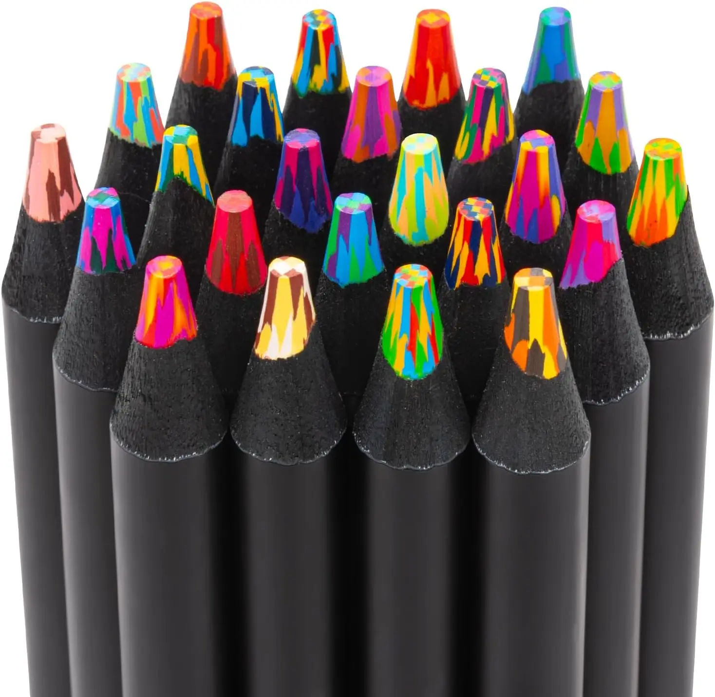 

24 цветных карандашей радужных цветов для детей 8-12 лет, товары для творчества, подарки на вечеринку, подарки для гостей, подарки на Рождество