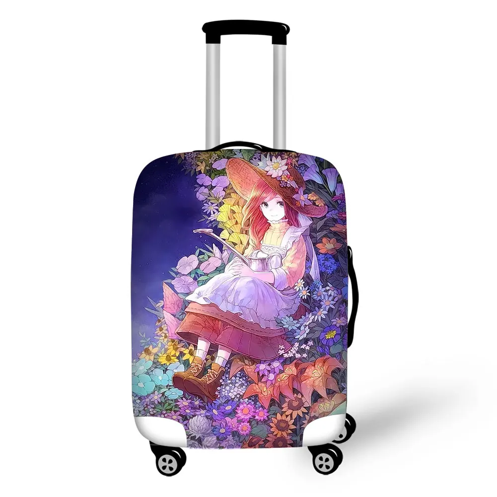 Girl Design creative design travel protective cover for 18-30 inch trolley suitcase rain dust protector covers