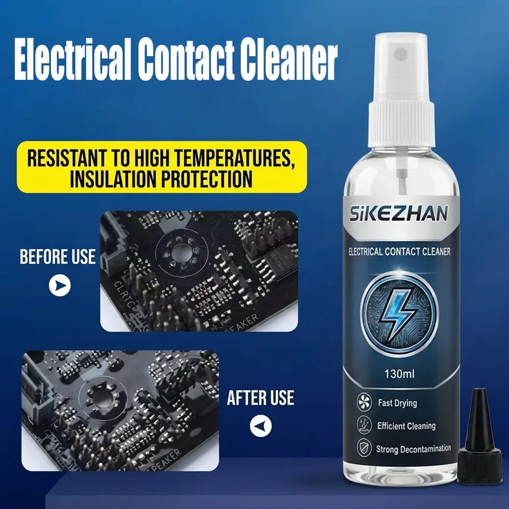 130ml Electrical Contact Cleaner, Fast Drying Circuit Board PCB Cleaner Spray, Remove Oxide for Electronic Repair SIKEZHAN - view 4