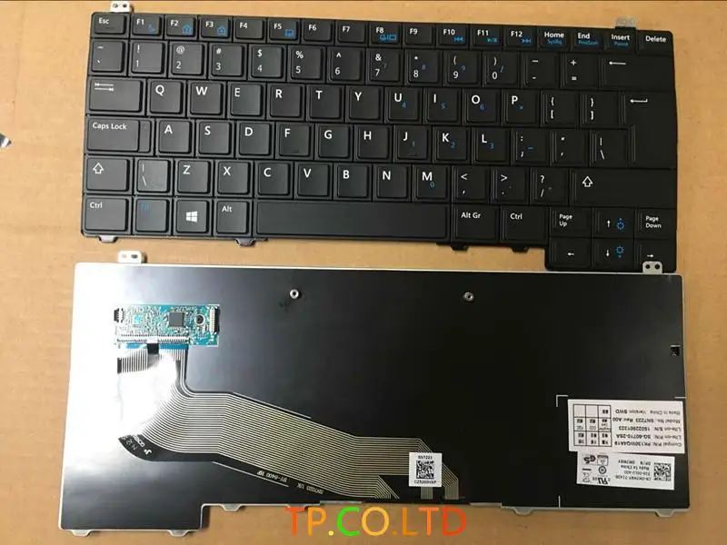 

Клавиатура US для Dell Latitude E5440, клавиатура 0Y4H14 без указателя, без подсветки