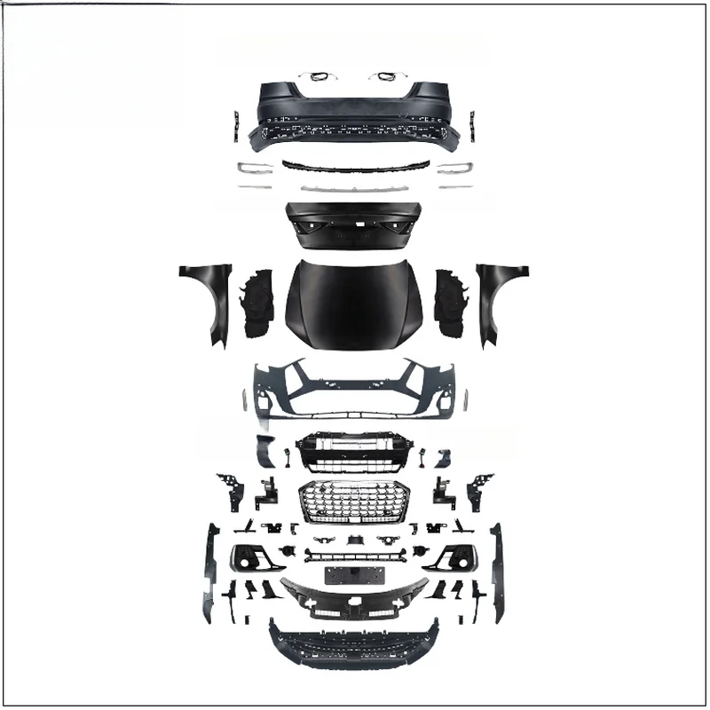 High Quality 11-17 A8 D4 To 2023+ S8 D5PS Body Kit Bumper Hood Fender