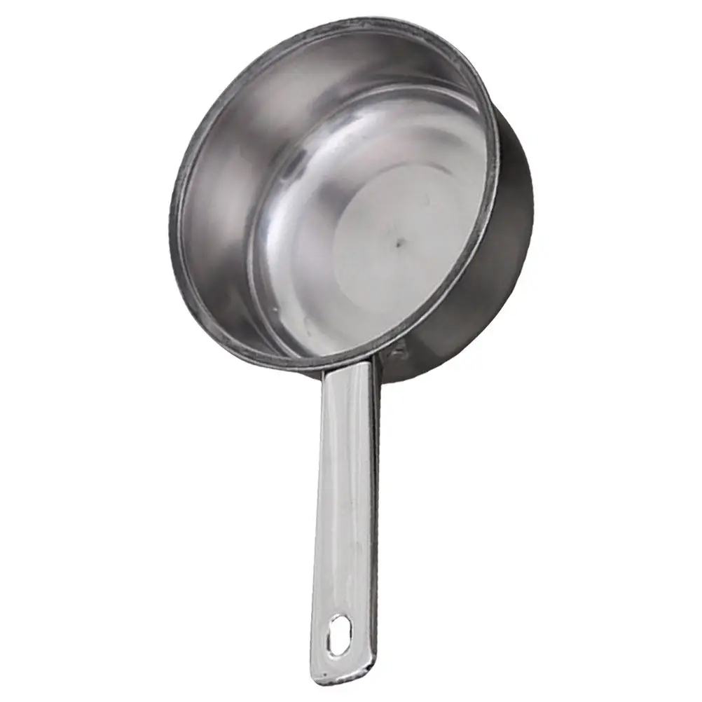 Professional Stainless Steel Water Ladle Integrated Molding Long Handle Non Slip Grip Heavy Duty Ladle for Cooking Cleaning Home