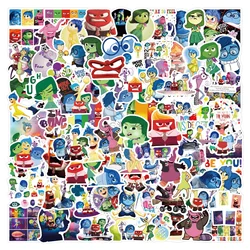 50/120PCS Disney Movie Inside Out 2 Stickers Cartoon Graffiti Decoration Skateboard Laptop Notebook Luggage Waterproof Decal Toy